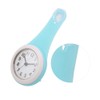 Fashionable Waterproof Hanging Bathroom Kitchen Clock Home Decoration (Blue)