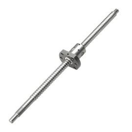 GooEquip SFU1204 300 mm Ball Screw Antibacklash Ball Screw Threaded Nut Backless without End Supports 300 mm Rolled Ball Screw for CNC