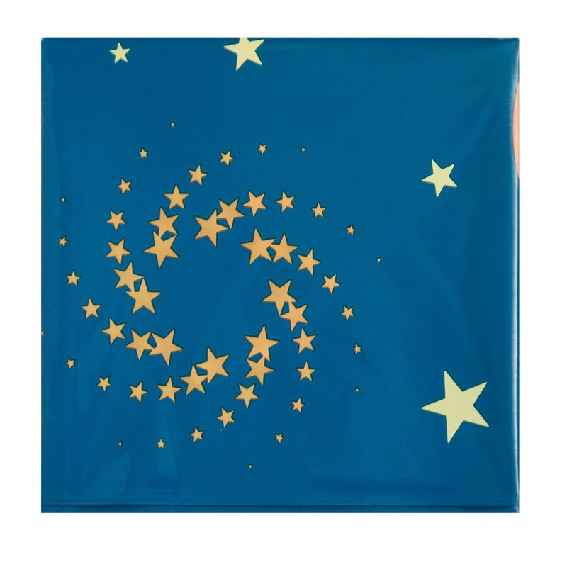 BLUE PANDA 3 Pack Plastic Outer Space Tablecloths, Disposable Planets