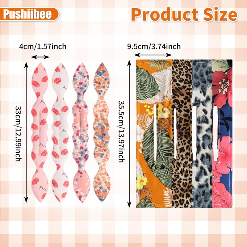 8Pcs Deft Bun Maker, 2 Style Deft Hair Bun Maker