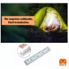 Maíz Lampara Sensor De Movimiento Recargable Usb 10 Focos Led