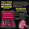 Premium 8Pcs PVC Pipe Reamer Kit - Complete Reamer Set,