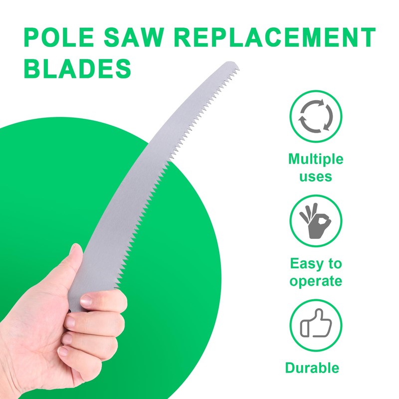 Pole Saw Blade, Steel Pole Saw Blade Replacement Silver Tree