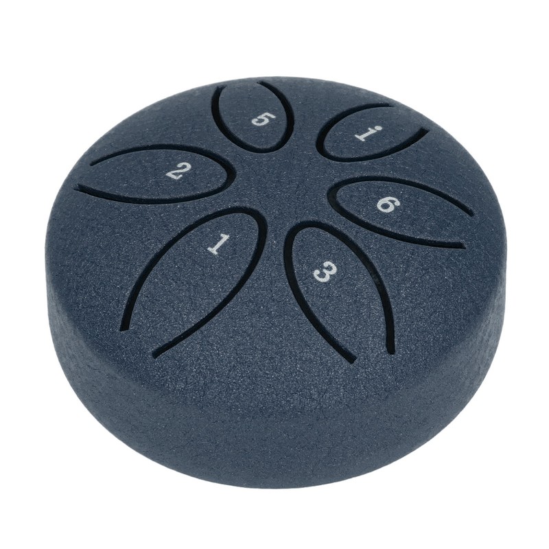 Tongue Drum 3inch 6 Tone Steel with 1pcs Drumstick Mini