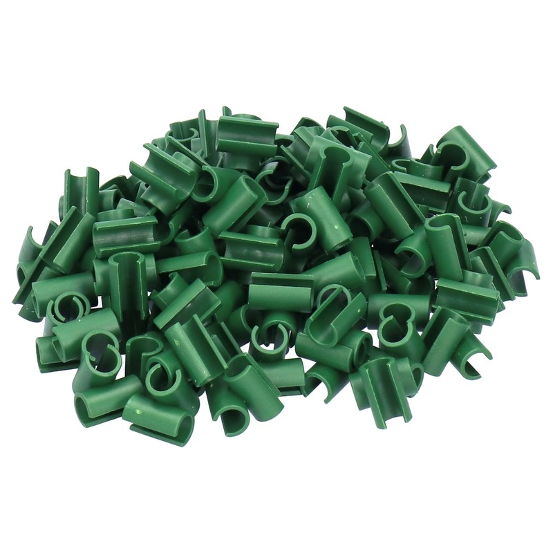 100Pcs Gardening Fixed Cross Clip Plastic Plant Buckle Clamp Clip