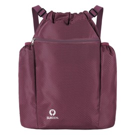 Sukeen Drawstring Bag Swimming Bag for Women and Men with Inner Pocket,Waterproof Beach Backpack with Shoe Compartment and Wet Compartment,Sports Backpack for Basketball Football Travel Fitness School