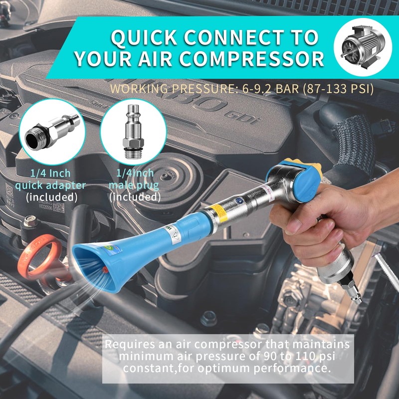 Cleaning Gun High Pressure Tornado Car Cleaning Gun with 2