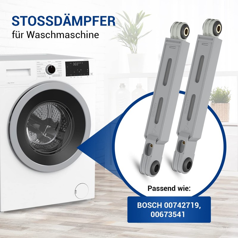 VIOKS 2 x Shock Absorbers Washing Machine Replacement for Bosch