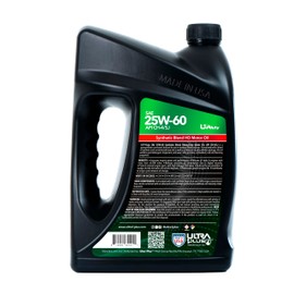 ULTRA 1PLUS SAE 25W-60 Synthetic Blend Heavy-Duty Motor Oil API CH-4/SJ (Green) (1 Gal / 3.78 L)