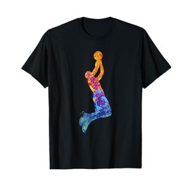 Basket Basketball Pallacanestro Grafico del Basket Maglietta