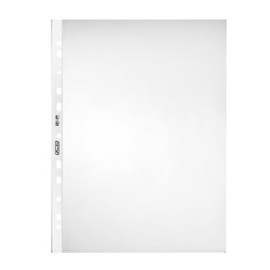 Herlitz 5824008 Document Wallets A4 Transparent Pack of 100 0.05 mm