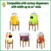 ZPirates Drink Dispenser Bamboo Stand/Holder - Adjustable, Holds Dispensers for