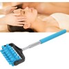 Telescopic Portable Muscle Roller Blue- Non-Slip Grip Massager with Adjustable