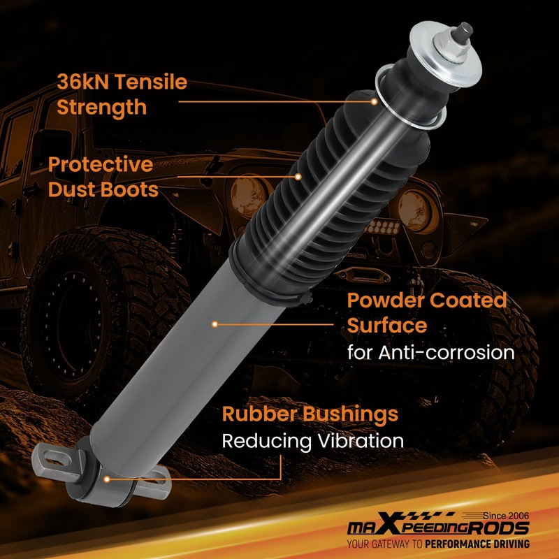 maXpeedingrods 2-5” Front Lowering Shock for Chevy Silverado/GMC Sierra 1500