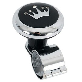 TOTMOX Steering Wheel Booster Ball - Car Steering Wheel Spinner Knob Power Handle Ball Booster Auto Spinner, Carbon, Black