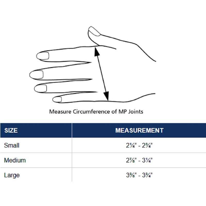 Soft-Core LMB Wire-Foam Ulnar Deviation Splint, Left, Large D