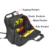 FASITE Tool Bag Backpack - Heavy Duty Professional Storage &