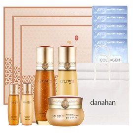 Hongbo 다나한홍보 3종세트 3개 (증)꽃을든남자 콜라겐 시트 마스크 5매+쇼핑백 3개 Danahan Hongbo 3-Piece Set 3 Units (Gift) Flower Holding Man Collagen Sheet Mask 5 Sheets + 3 Shopping Bags