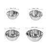 4PCS Stainless Steel Mixing Bowl Set Thickened Soup Bowl Non