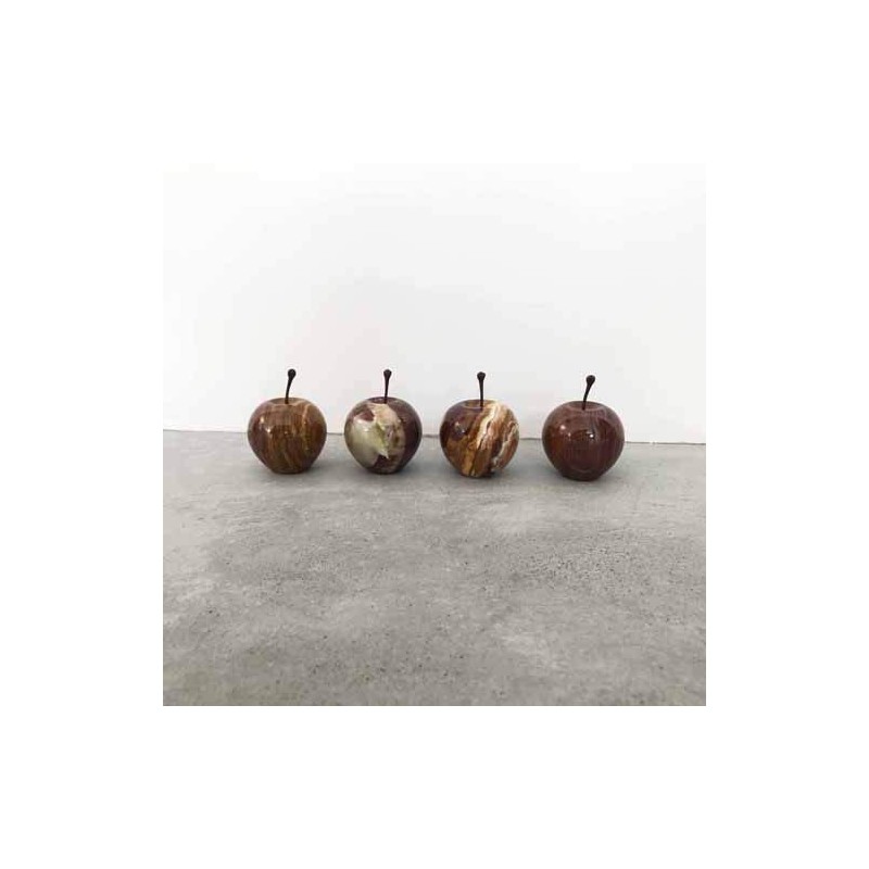Marble Apple Large Marble Apple Large Brown Brown Interior Marble