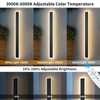 2 Pack 31.4 inch Modern Led Outdoor Wall Light, 3000K-6000K