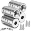 Neodymium Magnets, Extra Strong, Multifunctional Countersunk Head Round Magnet Pot