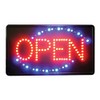 Winco LED-6 Open Led Sign,Black,Medium