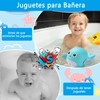 DJJAXC Juguetes de Baño para Niños, 6 Piezas Juguetes de
