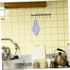 Alipis Hanging Rail Rack Kitchen Utensil Hanger Wall Mount Pot