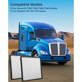 2 filtros de cabina de repuesto F37-1018 PA30269 S-9034 S28571 para Kenworth 660 T680 T700 T800 T880 W900 Peterbilt 387 567 579 International