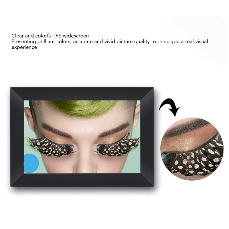 8 Inch Digital Photo Frame Multifunction WiFi IPS HD Touch
