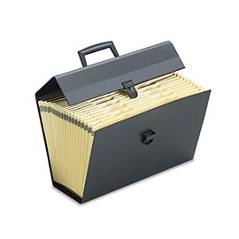 Pendaflex Portafile Expanding Organizer, 15 1/8"x 10 5/8", Black (01156)