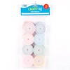 Baker Ross Coloured Satin Ribbon Value Pack 8 Colour, 4mm