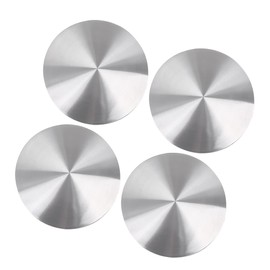 ACROPIX 56.5mm Car Wheel Center Hub Caps Emblem Badge Decal Sticker - Pack of 4 Silver Tone