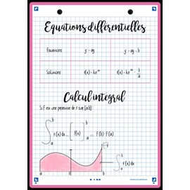 Oxford Revision 2.0 A5 (14.8 x 21 cm) Small Squares Front and Back Index Cards - Fuchsia (Pack of 50)