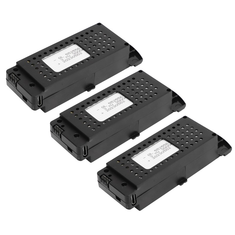 3 Pcs Lithium Battery for Remote Control Aircraft 3000mAh RC