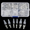 Gasea 120pcs Crimp Terminals Female Spade Connector Wire Terminal Kit