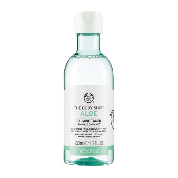 The Body Shop Aloe Calming Toner – Tones & Soothes Sensitive Skin – Vegan – 8.4 oz