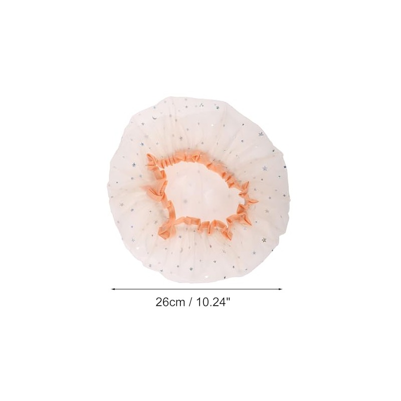VOCOSTE Shower Cap, Hair Cap, Double Layer, Waterproof, Reusable, Bath,