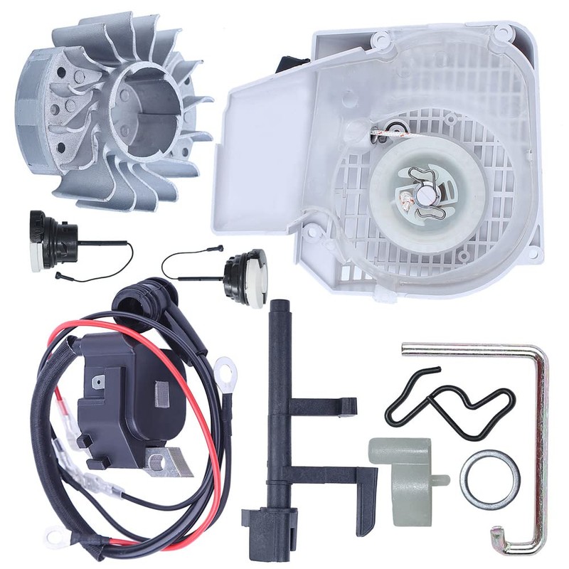Mtanlo Flywheel Ignition Coil Recoil Starter Kit For Stihl Ms250