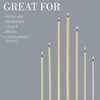 Danilovo Thin Taper Beeswax Candles - Honey-Scented, Decorative Candles Ideal