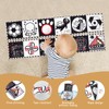 Vicloon Contrast Book Baby, Soft Fabric Picture Book with Mirrors,