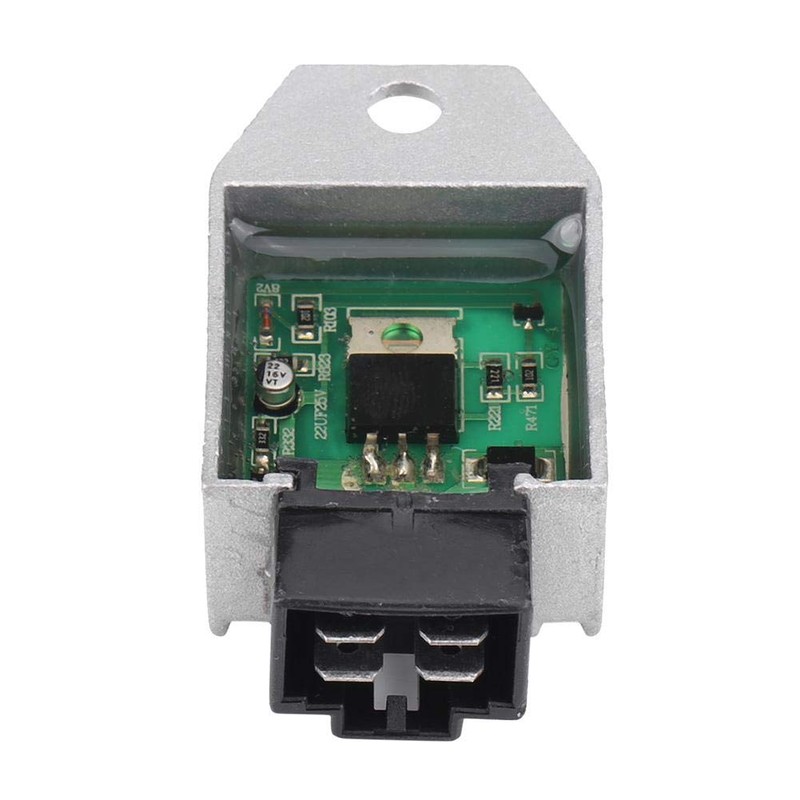 Keenso 4-Pin Connector Regulator Rectifier, 12V Regulator Rectifier for 50cc