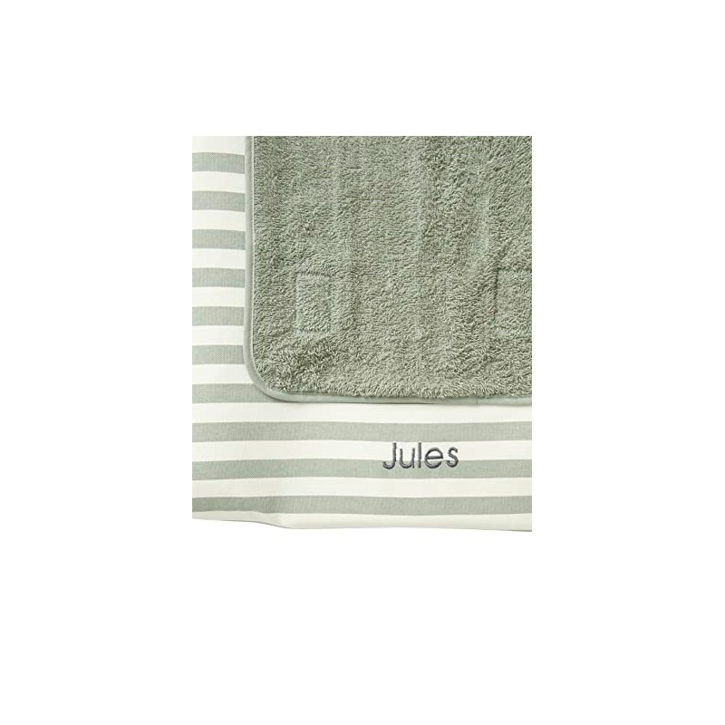 VERTBAUDET Cover for changing mat Trek green striped 72 x