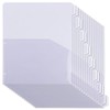 Framendino, 2 Sets Plastic Folder Dividers with Pockets for 3