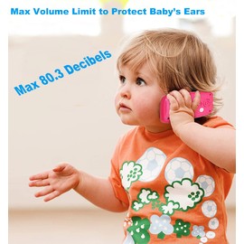 Baby Phone Toys for 1 Year Old Girls Gifts, Baby Toys 12 Months Role Play Learning Musical Kids Phone Toys of Baby with Lights, Sounds, Numbers & Letters, 1st Birthday Gifts for Girls Pink