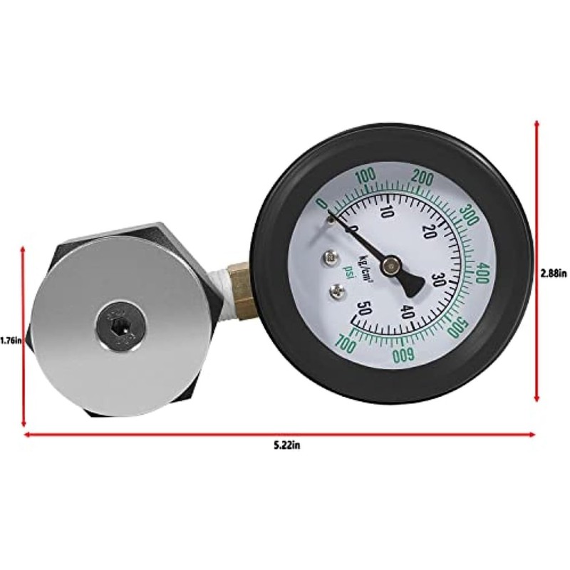 MXEC Universal Mini Valve Spring Pressure Tester Gauge - 0-700