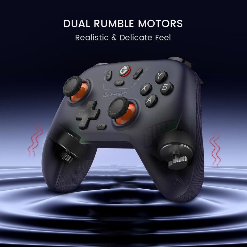 GameSir Nova Lite Wireless Controller, Tri-Mode Connectivity, PC Gamepad Joystick