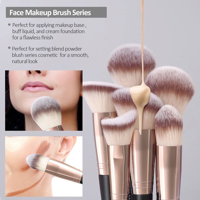 MAANGE Brush Set Makeup Professional Makeup Brush Set 18 Pieces