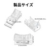 ChasCoCo 4 Pcs 4 Pin 10mm Waterproof Adapter Solderless LED